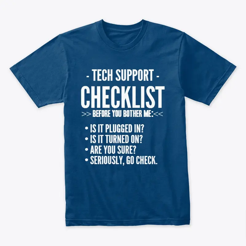 Tech Support Checklist